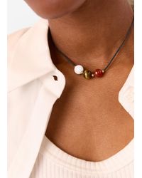 Whistles - Sphere Bead Cord Necklace - Lyst