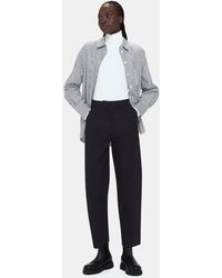 Whistles - Carla Barrel Cotton Trouser - Lyst