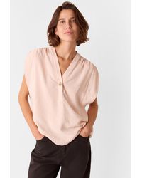 Whistles - Gwen Sleeveless Blouse - Lyst