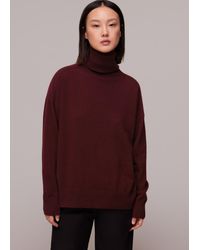 Whistles - Cashmere Roll Neck Jumper - Lyst