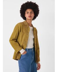 Whistles - Lani Tassel Suede Jacket - Lyst