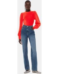 Whistles - Puff Sleeve Cord Top - Lyst