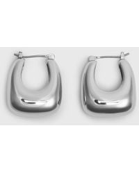 Whistles - Chunky Curved Square Earring - Lyst