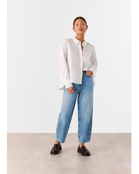 Whistles - Petite Authentic Barrel Leg Jean - Lyst