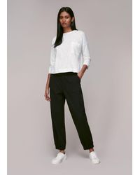 Whistles - Cotton Pocket Top - Lyst