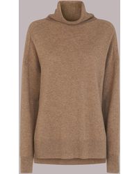 Whistles - Cashmere Roll Neck Jumper - Lyst