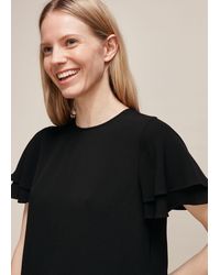 Whistles - Frill Sleeve Shell Top - Lyst