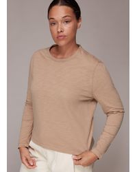 Whistles - Organic Long Sleeve Emily Top - Lyst