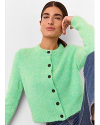 Whistles - Alpaca Crew Neck Cardigan - Lyst