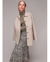 Whistles - Micro Animal Bias Cut Skirt - Lyst