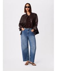 Whistles - Authentic Raw Hem Barrel Jean - Lyst