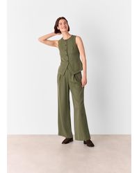 Whistles - Lottie Pinstripe Waistcoat - Lyst