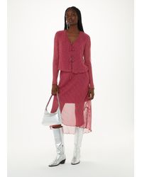 Whistles - Dainty Net Tie Detail Top - Lyst