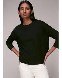 Whistles - Cotton Pocket Top - Lyst