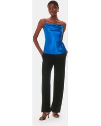 Whistles - Velvet Full Length Trouser - Lyst