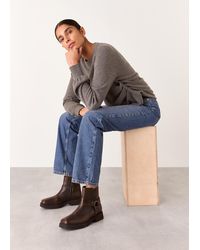 Whistles - Side Ruched Detail Knit - Lyst