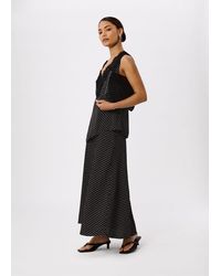 Whistles - Petite Mini Spot Fit And Flare Skirt - Lyst