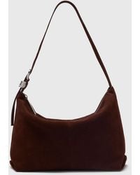 Whistles - Ring Detail Suede Shoulder Bag - Lyst