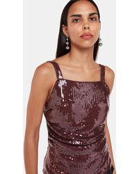 Whistles - Sequin Cami Top - Lyst