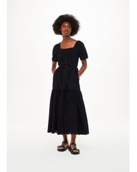 Whistles - Broderie Poplin Trapeze Dress - Lyst