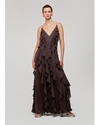 Whistles - Ruffle Maxi Dress - Lyst