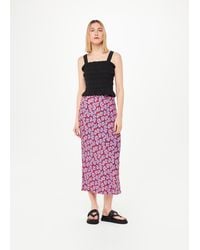 Whistles - Farfalle Print Bias Cut Skirt - Lyst