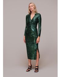 Whistles - Sequin Column Skirt - Lyst