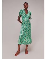 Whistles - Pansy Meadow Silk Mix Dress - Lyst