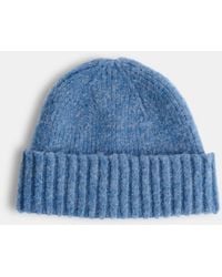 Whistles - Brushed Lambswool Beanie Hat - Lyst