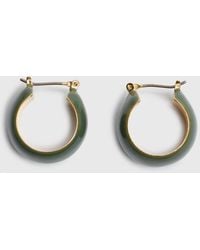 Whistles - Enamel Wide Hoop - Lyst