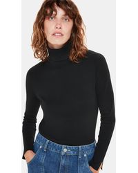 Whistles - Maja Knitted Polo Neck Knit - Lyst