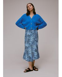Whistles - Hyena Spot Wrap Skirt - Lyst