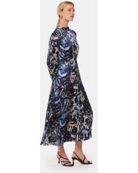 Whistles - Dazzled Floral Satin Dress - Lyst