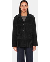 Whistles - Lani Tassel Suede Jacket - Lyst