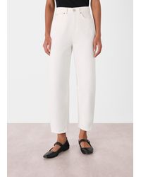 Whistles - Authentic Barrel Leg Jean - Lyst