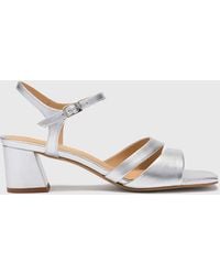 Whistles - Cutout Block Heel Sandal - Lyst