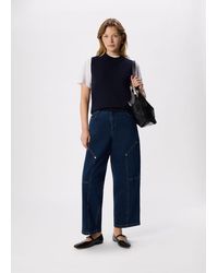 Whistles - Barrel Mid Rise Trouser - Lyst