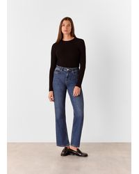 Whistles - Essential Ribbed Crew - Lyst