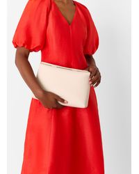 Whistles - Fia Foldtop Clutch Bag - Lyst