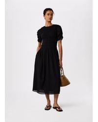 Whistles - Avery Smocked Dress - Lyst
