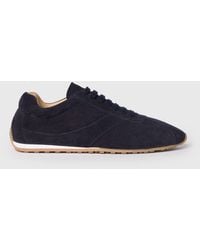 Whistles - Soft Suede Unlined Sneaker - Lyst