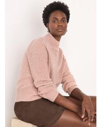 Whistles - Wool Funnel Neck Knit - Lyst