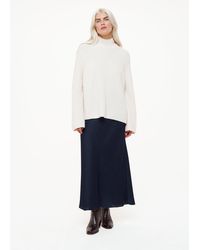 Whistles - Petite Satin Bias Cut Skirt - Lyst