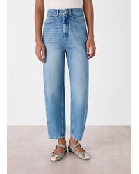 Whistles - Authentic Barrel Leg Jean - Lyst