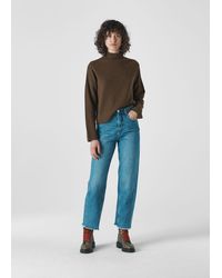 Whistles - Soft Roll Neck Wool Sweater - Lyst