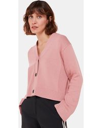 Whistles - Nina Button Front Cardigan - Lyst
