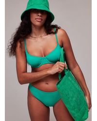 Whistles - Ribbed Underwire Bikini Top - Lyst