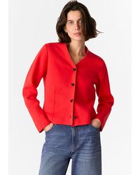 Whistles - Seam Detail Cardigan - Lyst