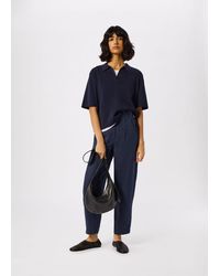 Whistles - Linen Barrel Leg Trouser - Lyst