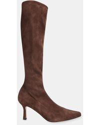 Whistles - Hera Stretch Suede Boot - Lyst
